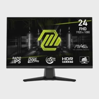 MSI Monitor MAG 242F, 60,5 cm (23,8"), 1920x1080, FullHD, LCD, crni